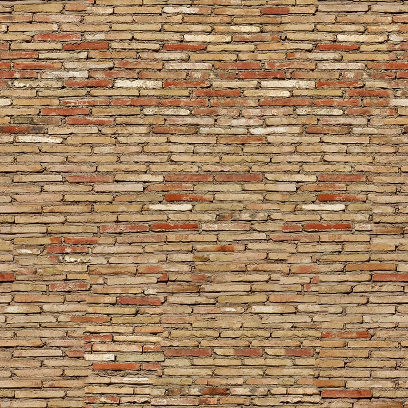 Orange Brick Wall PBR Texture