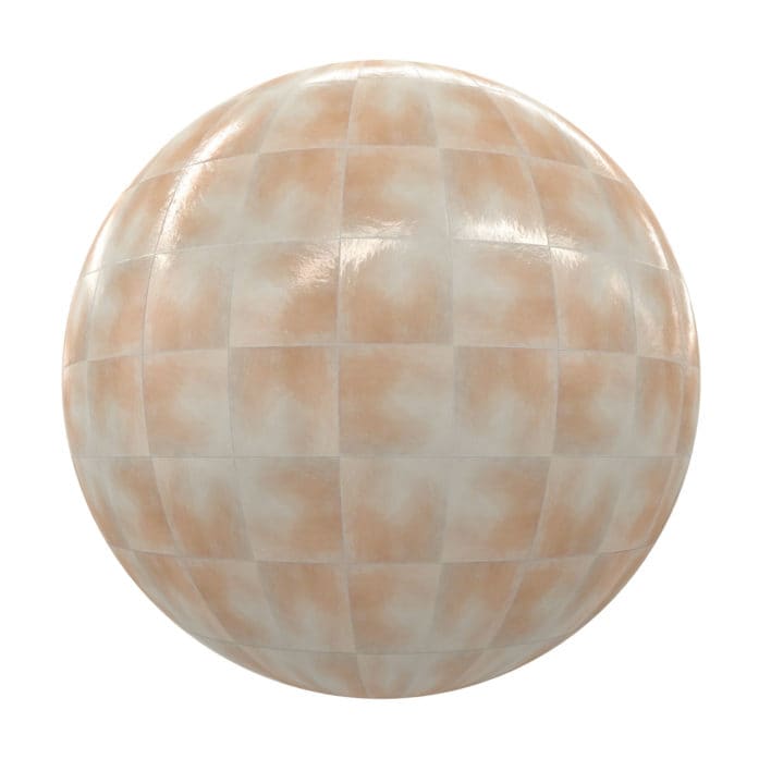 Orange Tiles PBR Texture