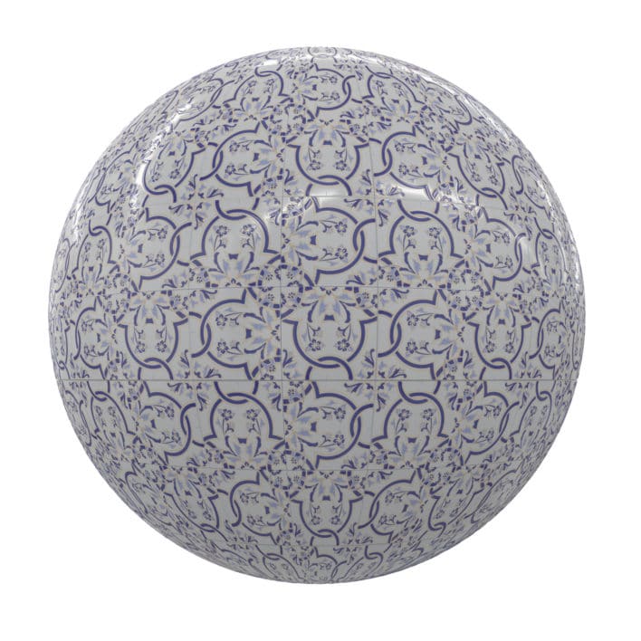 Patterned Tiles PBR Texture