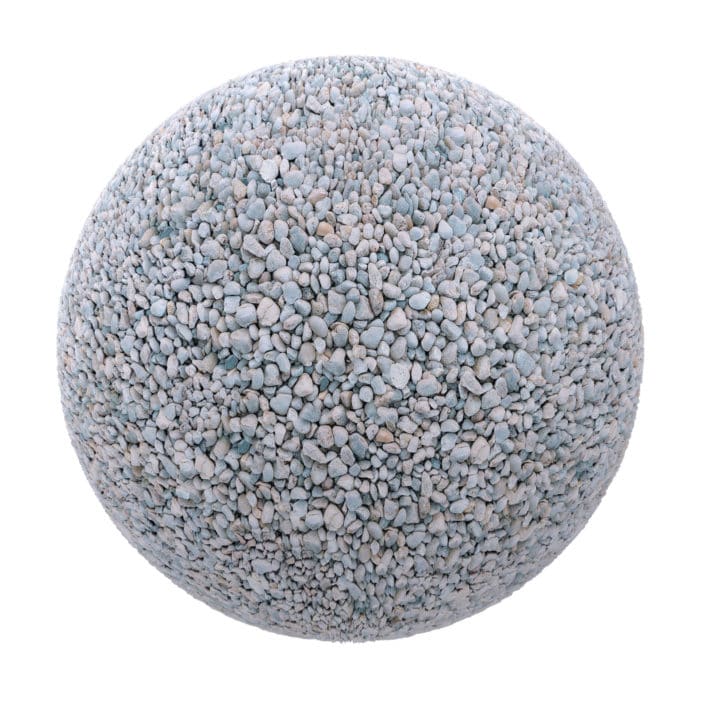 Pebble Pavement PBR Texture