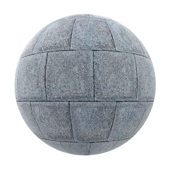 Stone Brick Pavement PBR Texture