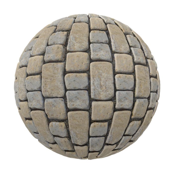 Stone Pavement PBR Texture