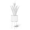 Aloe in White Pot 3D Model - Image 6