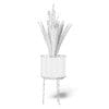 Aloe in White Pot 3D Model - Image 8