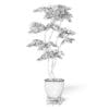 Tree in Metal Pot 3D Model - Image 6