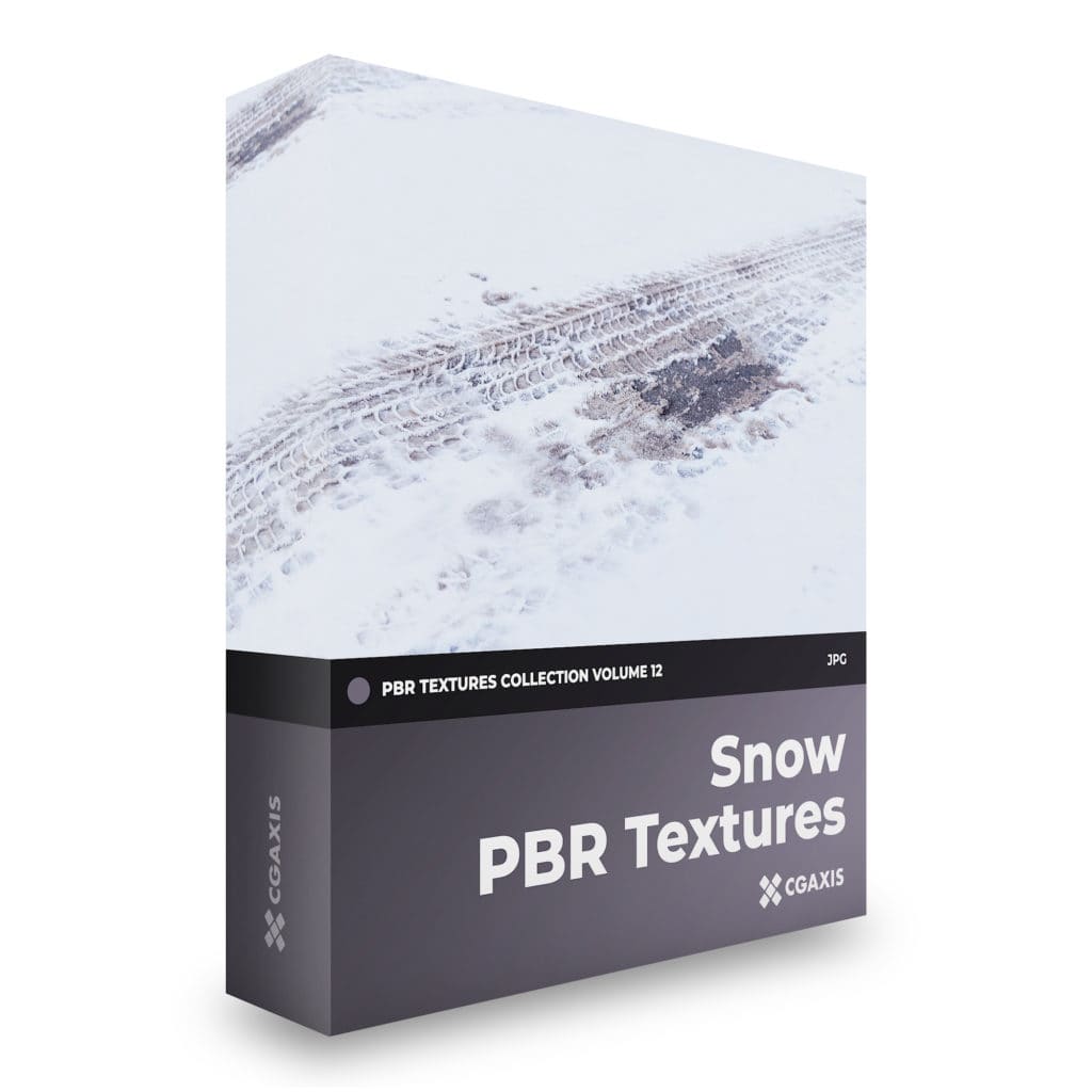 CGAxis Snow PBR Textures – Collection Volume 12