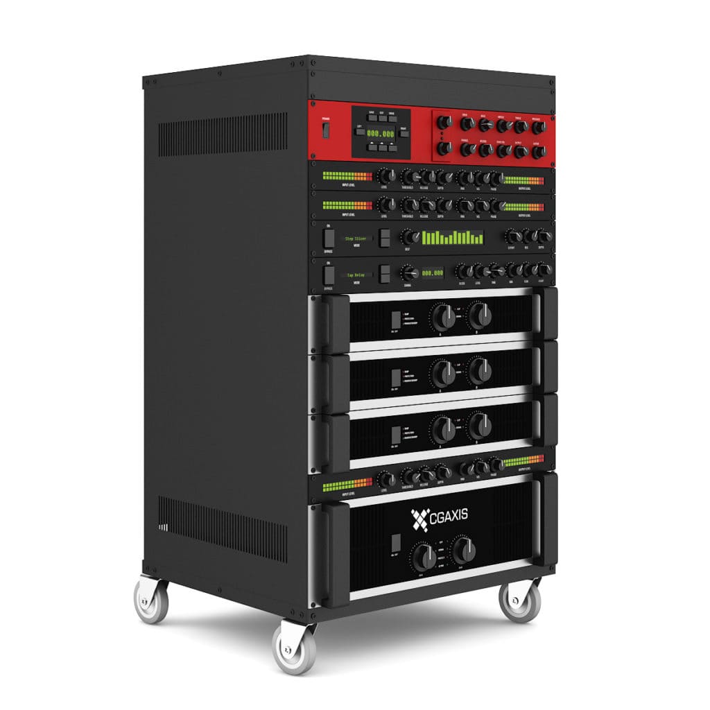 Audio rack 1 cgaxis 3d models pbr hdri for your 3d visualizations