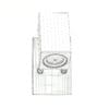 Black Wall Halogen 3D Model - Image 4