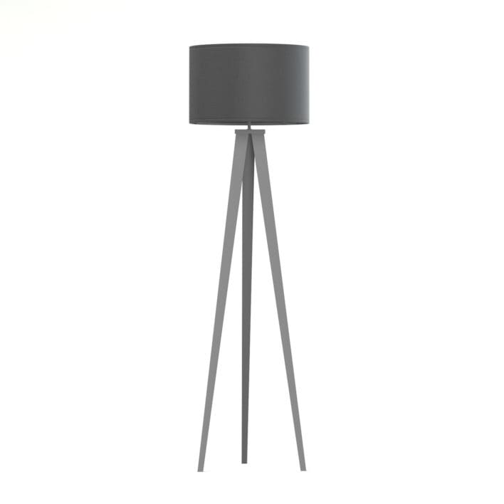 Black Floor Lamp 3D Model