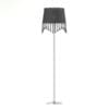 Black and Metal Floor Lamp 3D Model - Image 3