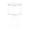Black Table Lamp 3D Model - Image 2