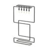 Black Floor Lamp 3D Model - Image 3
