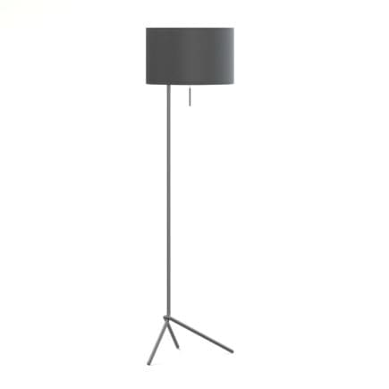 Black Floor Lamp 3D Model