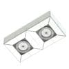 Black Double Rectangular Halogen Light 3D Model - Image 4