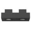 Black Double Rectangular Halogen Light 3D Model - Image 5