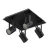 Black Quadruple Lights 3D Model - Image 5
