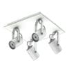 Black Quadruple Lights 3D Model - Image 6