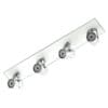 Black Quadruple Lights 3D Model - Image 4