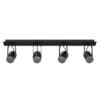 Black Quadruple Lights 3D Model - Image 5
