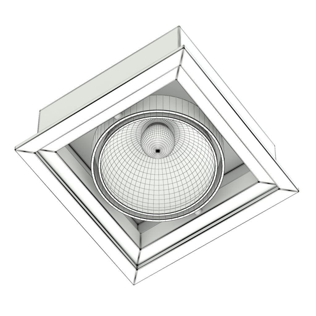 3d panel light ceiling design