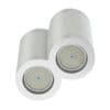 Double White Cylindrical Light 3D Model - Image 3