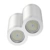 Double Metal Cylindrical Light 3D Model - Image 3