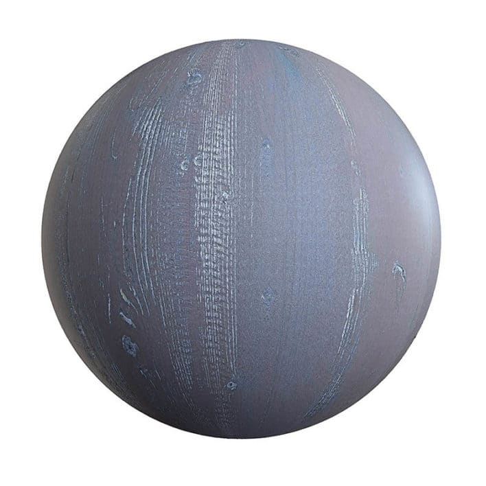 Rough Painted Wood PBR Texture