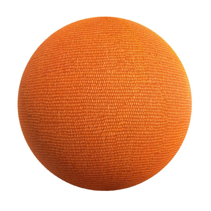 Orange Fabric PBR Texture