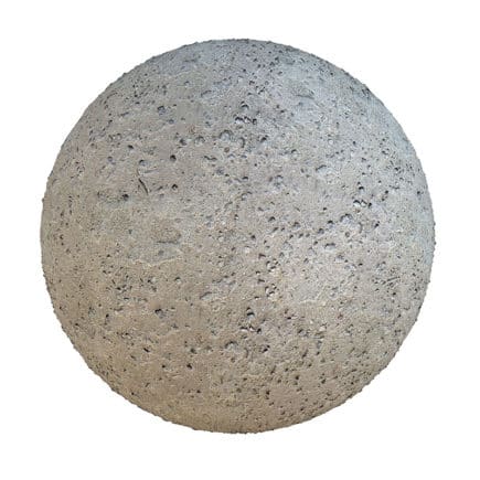 Grey Concrete with Rocks PBR Texture