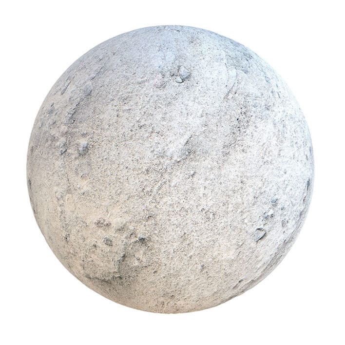 Rough Concrete with Rocks PBR Texture