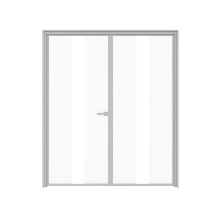 Double Glass Door 3D Model