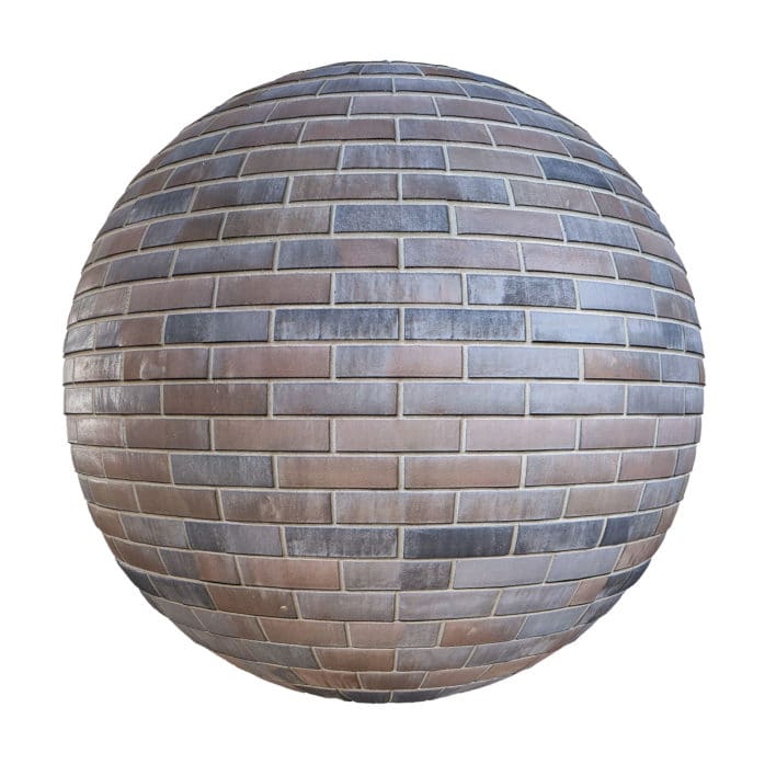 Brown Brick Wall PBR Texture