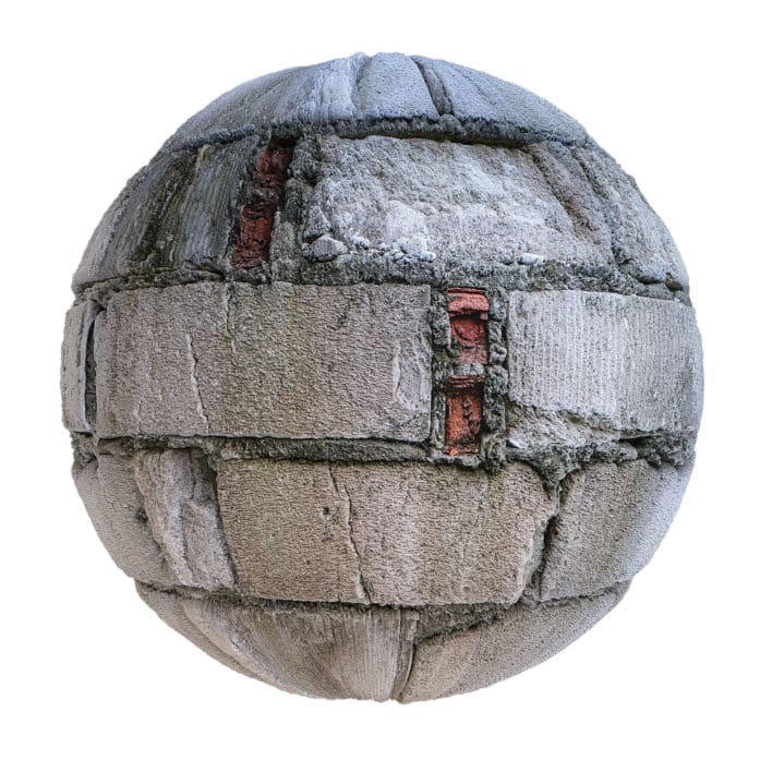 Old Brick Wall PBR Texture