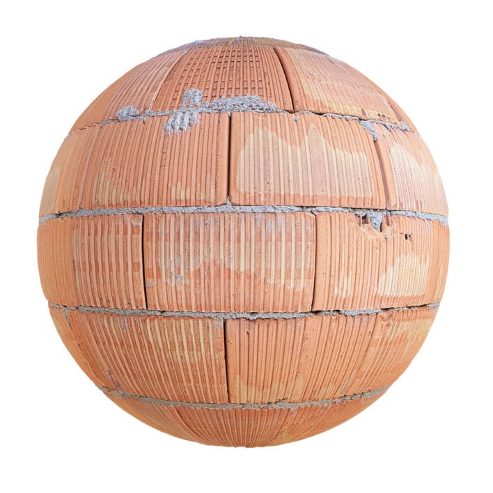 Red Brick Wall PBR Texture