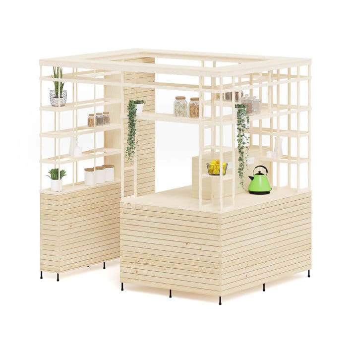 Eco Kiosk 3D Model