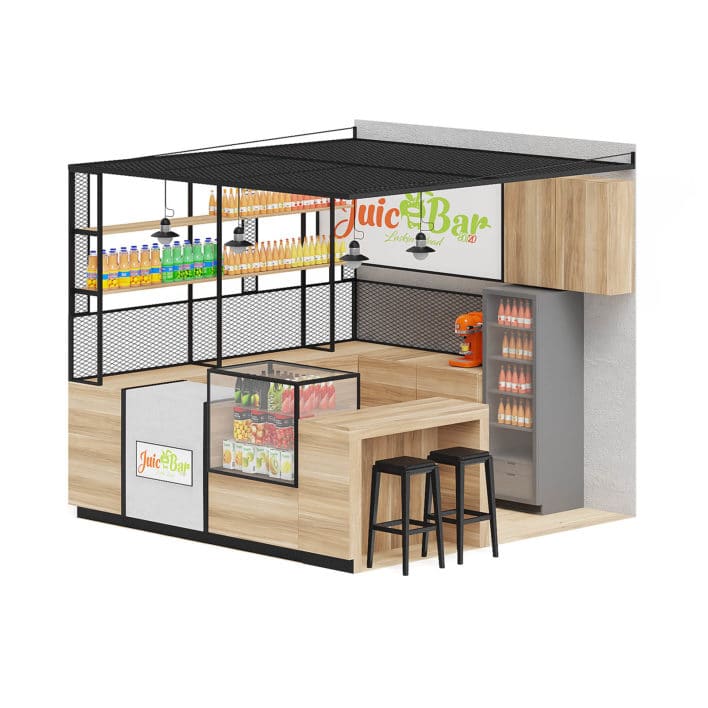 Juicery Kiosk 3D Model