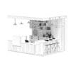 Black Kiosk 3D Model - Image 2