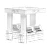 Cosmetics Stand 3D Model - Image 2
