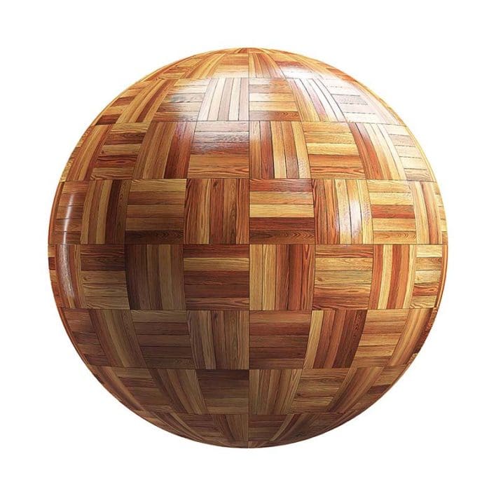 Basket Wood Parquet PBR Texture
