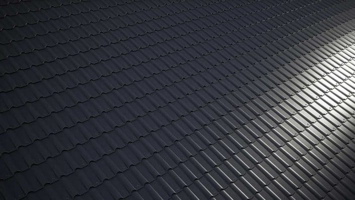 Black Metal Roof PBR Texture