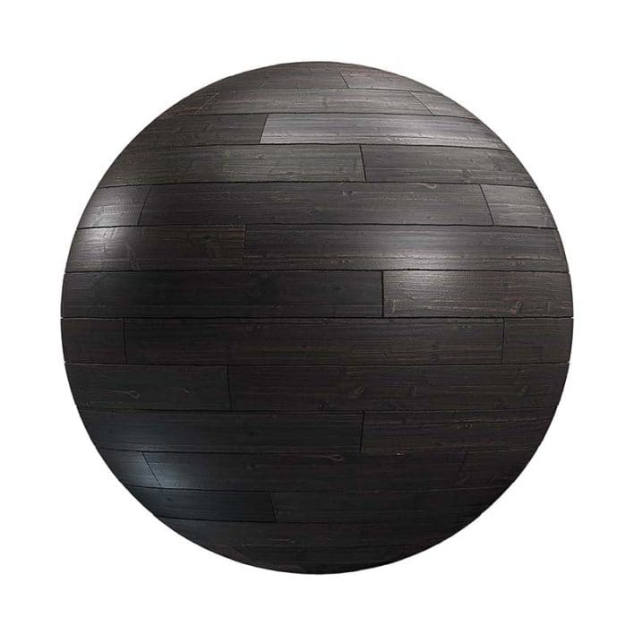 Black Strip Wood Parquet PBR Texture