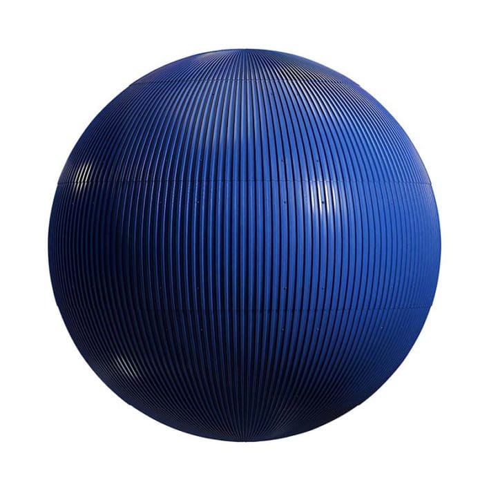Blue Metal Roof PBR Texture