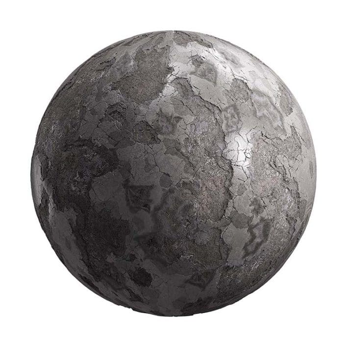 Damaged Brown Wall PBR Texture