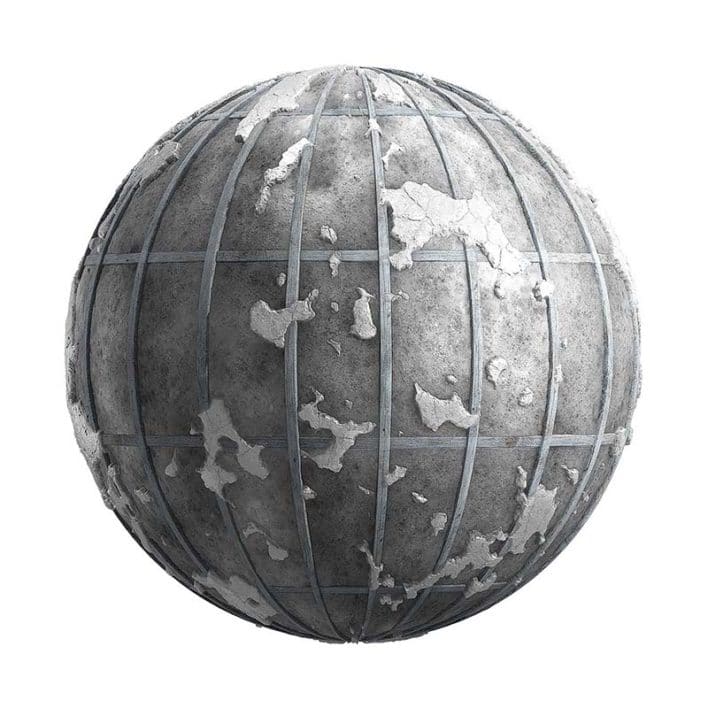 Damaged Wall PBR Texture