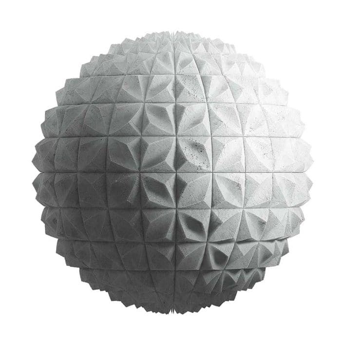 Decorative Concrete Tiles PBR Texture