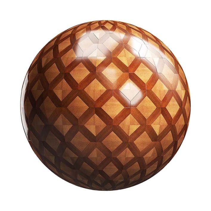 Diamond Wood Parquet PBR Texture