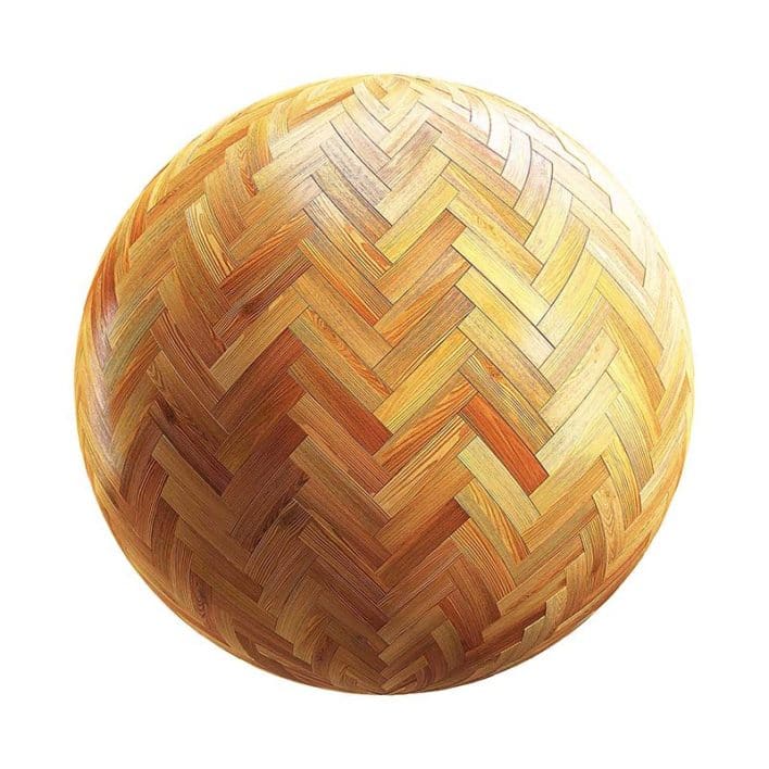 Herringbone Wood Parquet PBR Texture