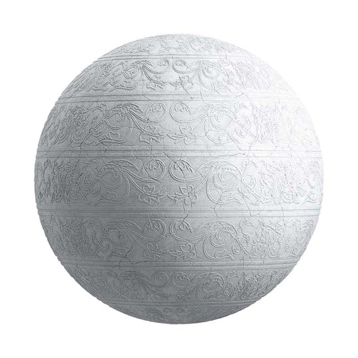 Plaster Decor Wall PBR Texture