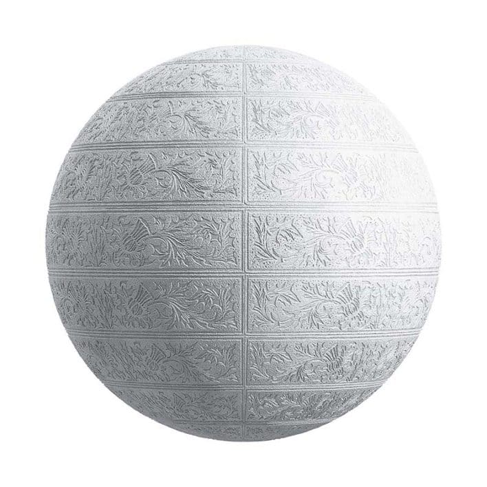 Plaster Decor Wall PBR Texture