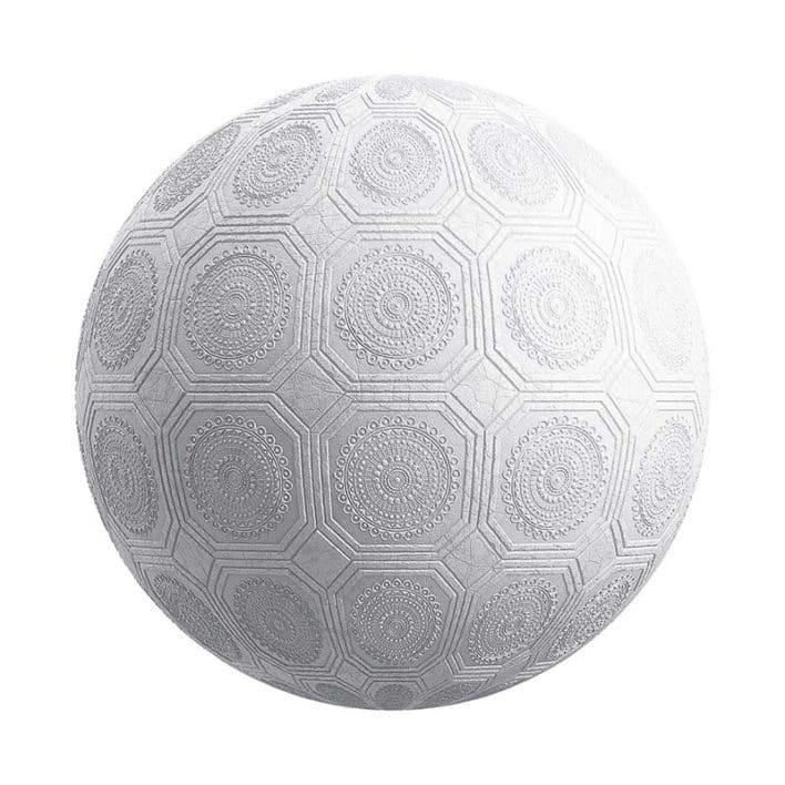 Plaster Decor Wall PBR Texture